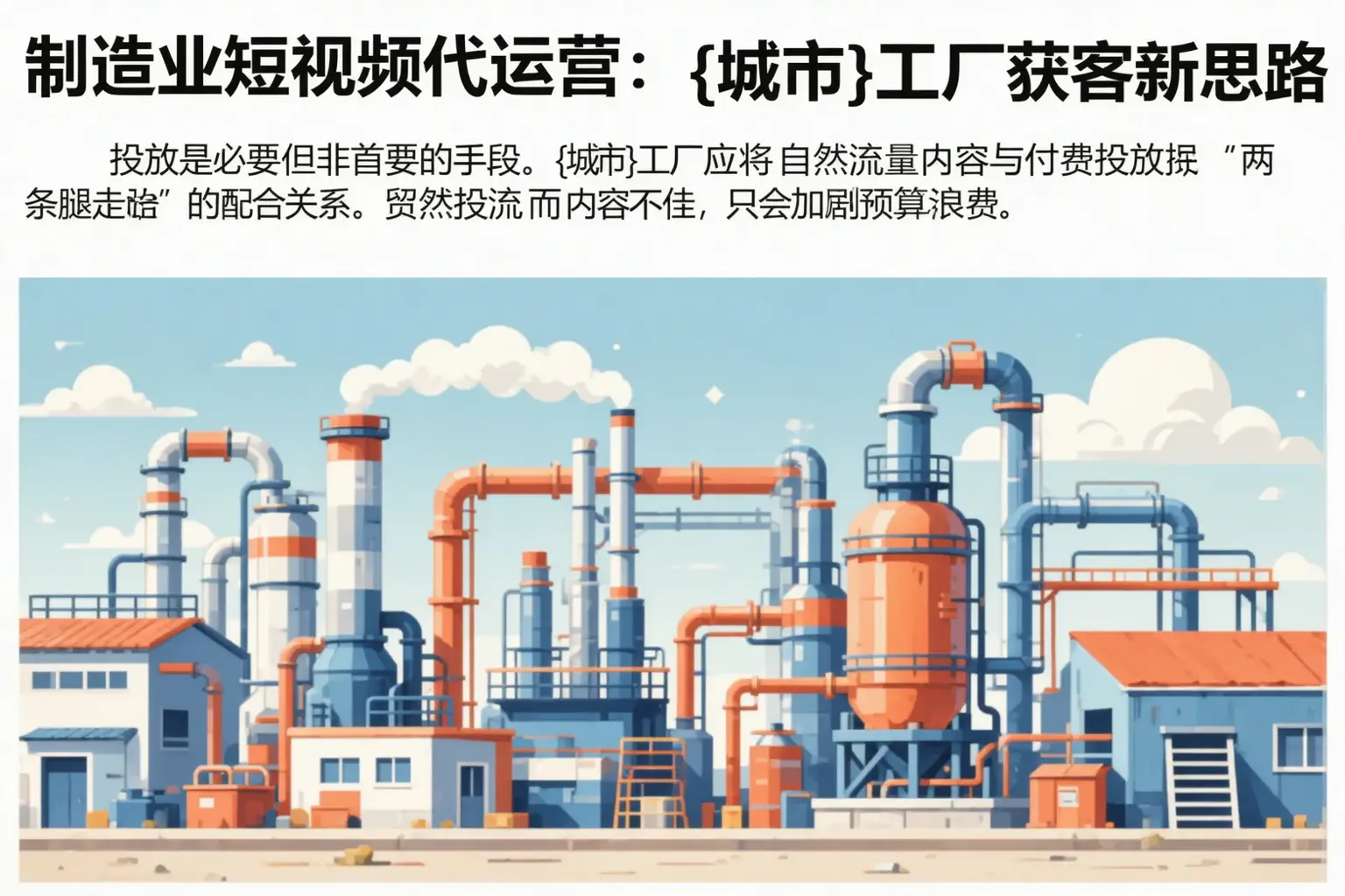 制造业短视频代运营:青岛工厂获客新思路