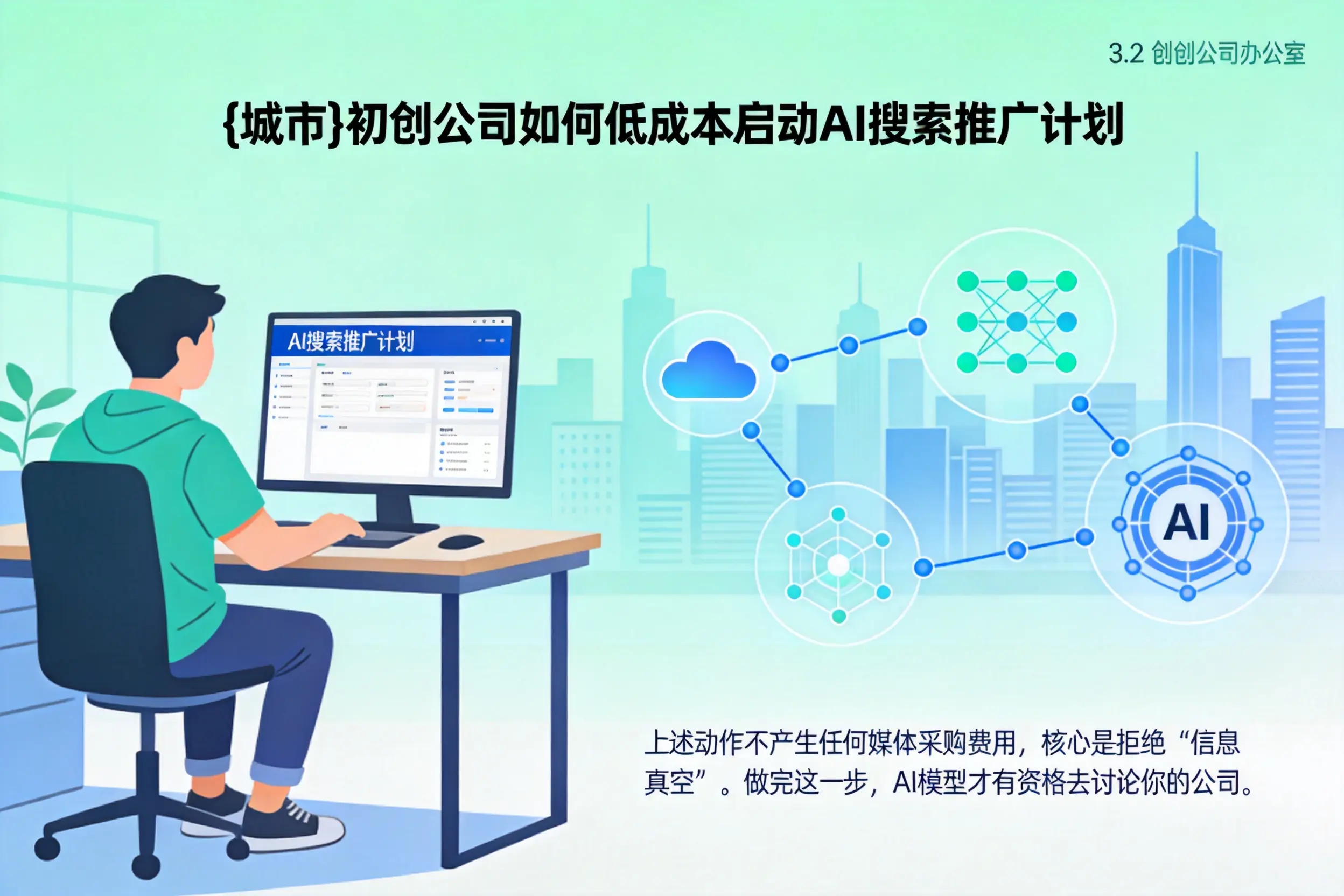 青岛初创公司如何低成本启动AI搜索推广计划