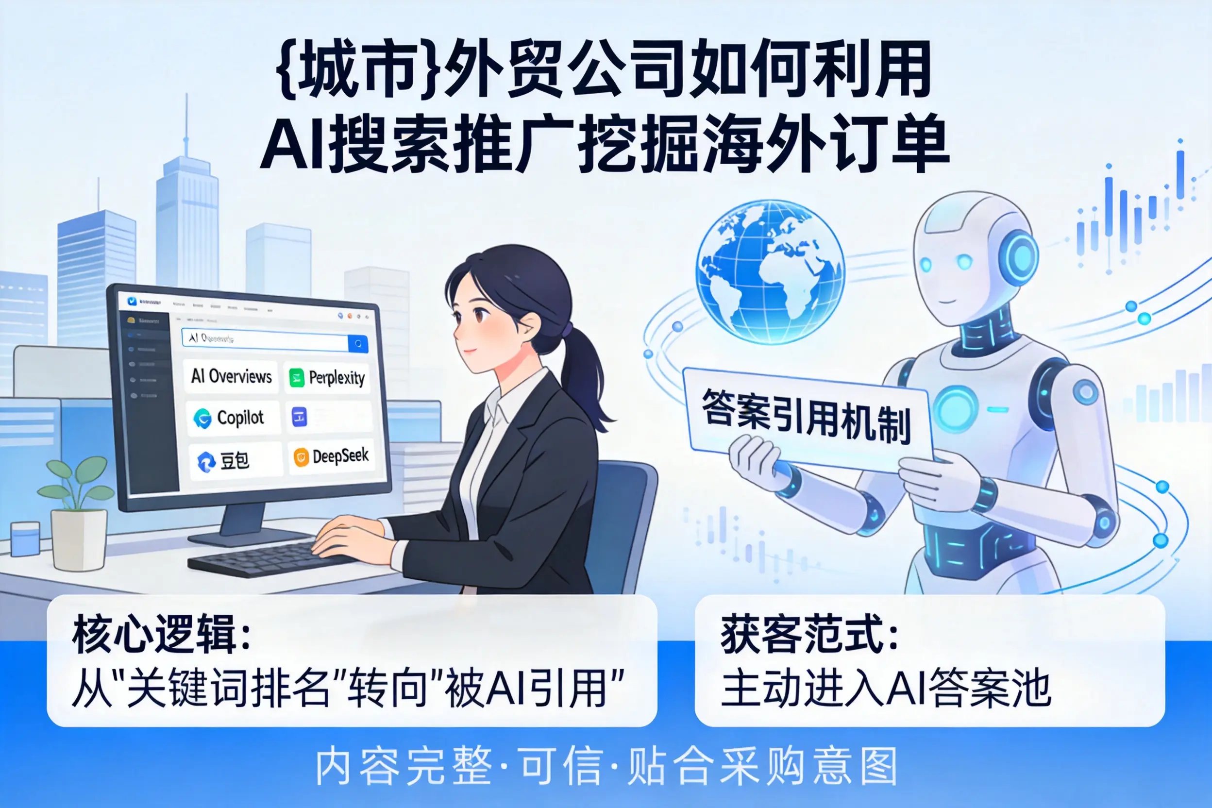 青岛外贸公司如何利用AI搜索推广挖掘海外订单