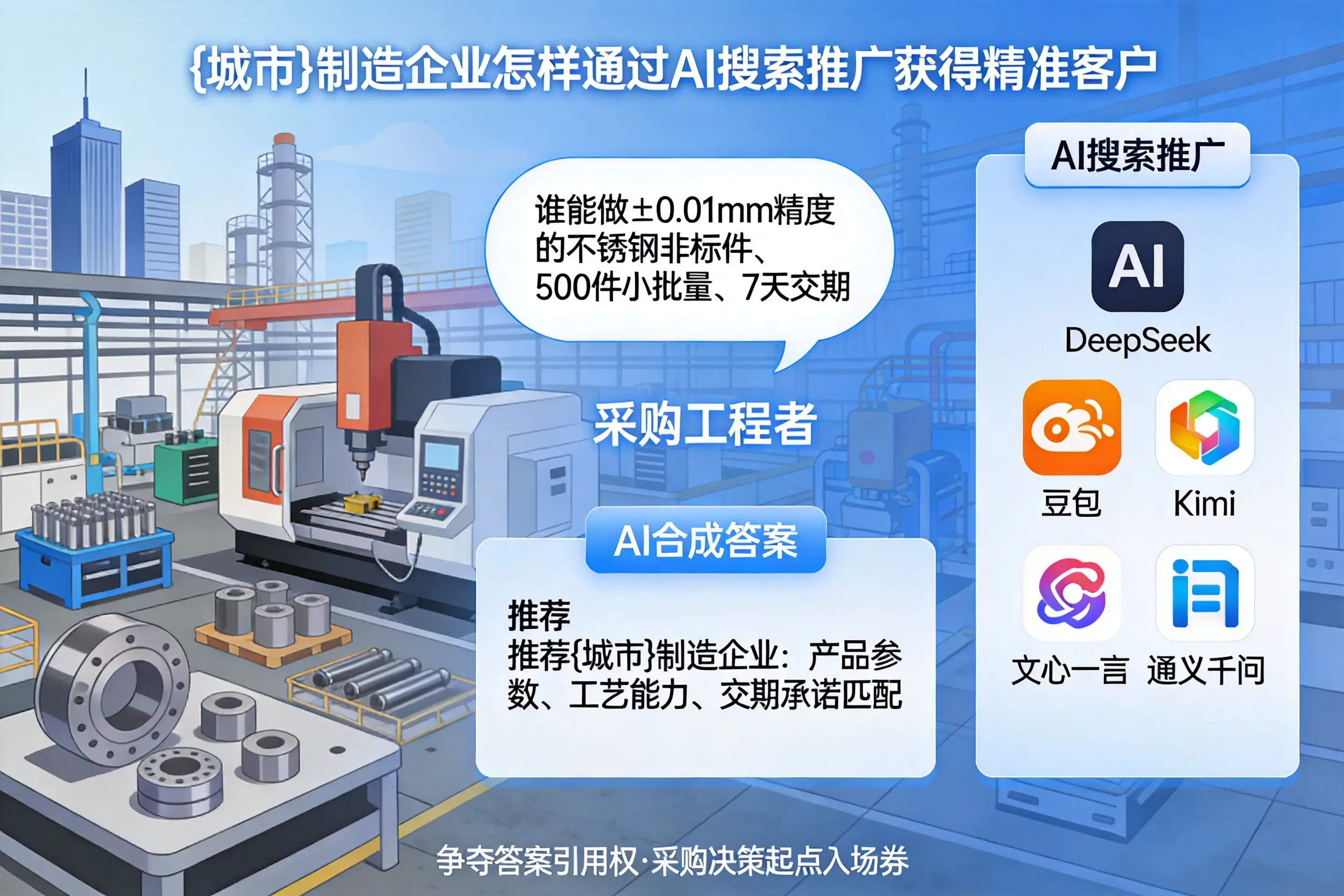 青岛制造企业怎样通过AI搜索推广获得精准客户