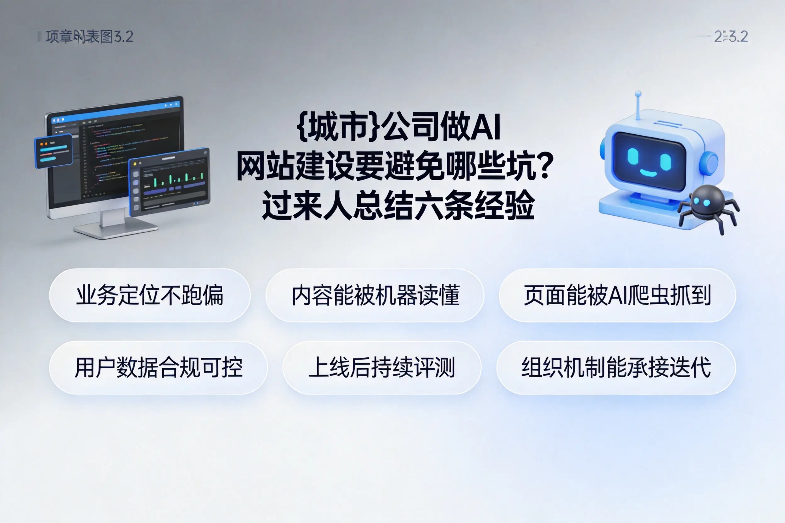 青岛公司做AI网站建设要避免哪些坑？过来人总结六条经验