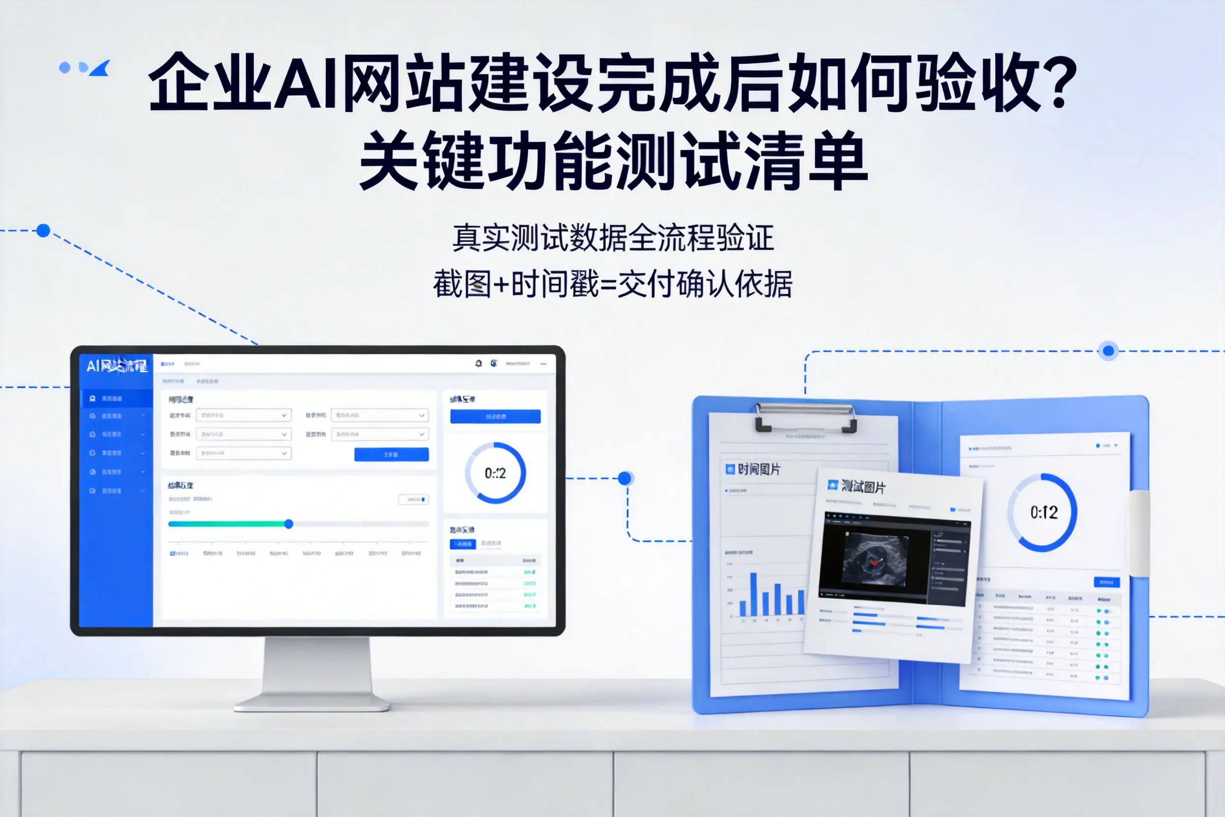 青岛企业AI网站建设完成后如何验收？关键功能测试清单