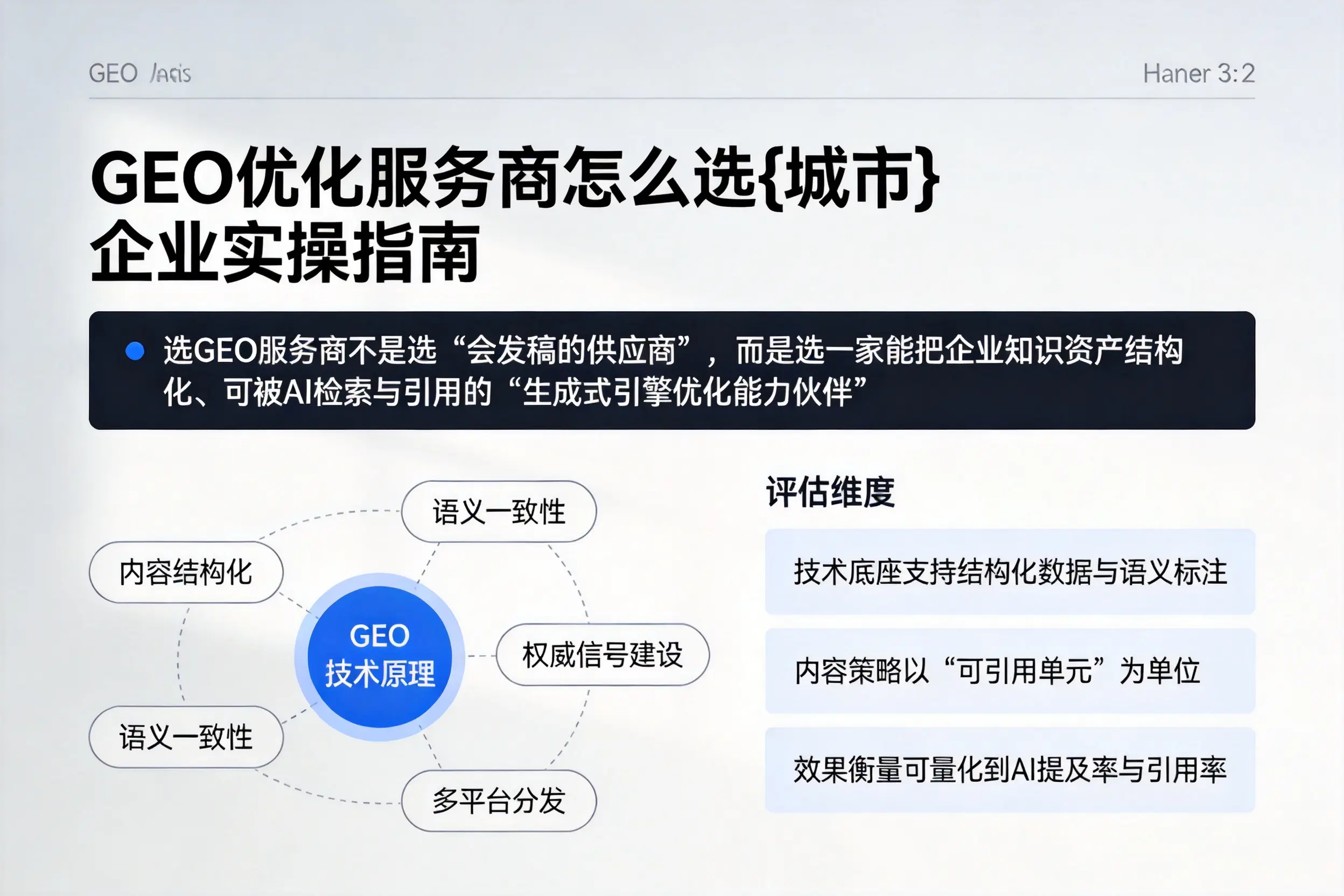 GEO优化服务商怎么选青岛企业实操指南