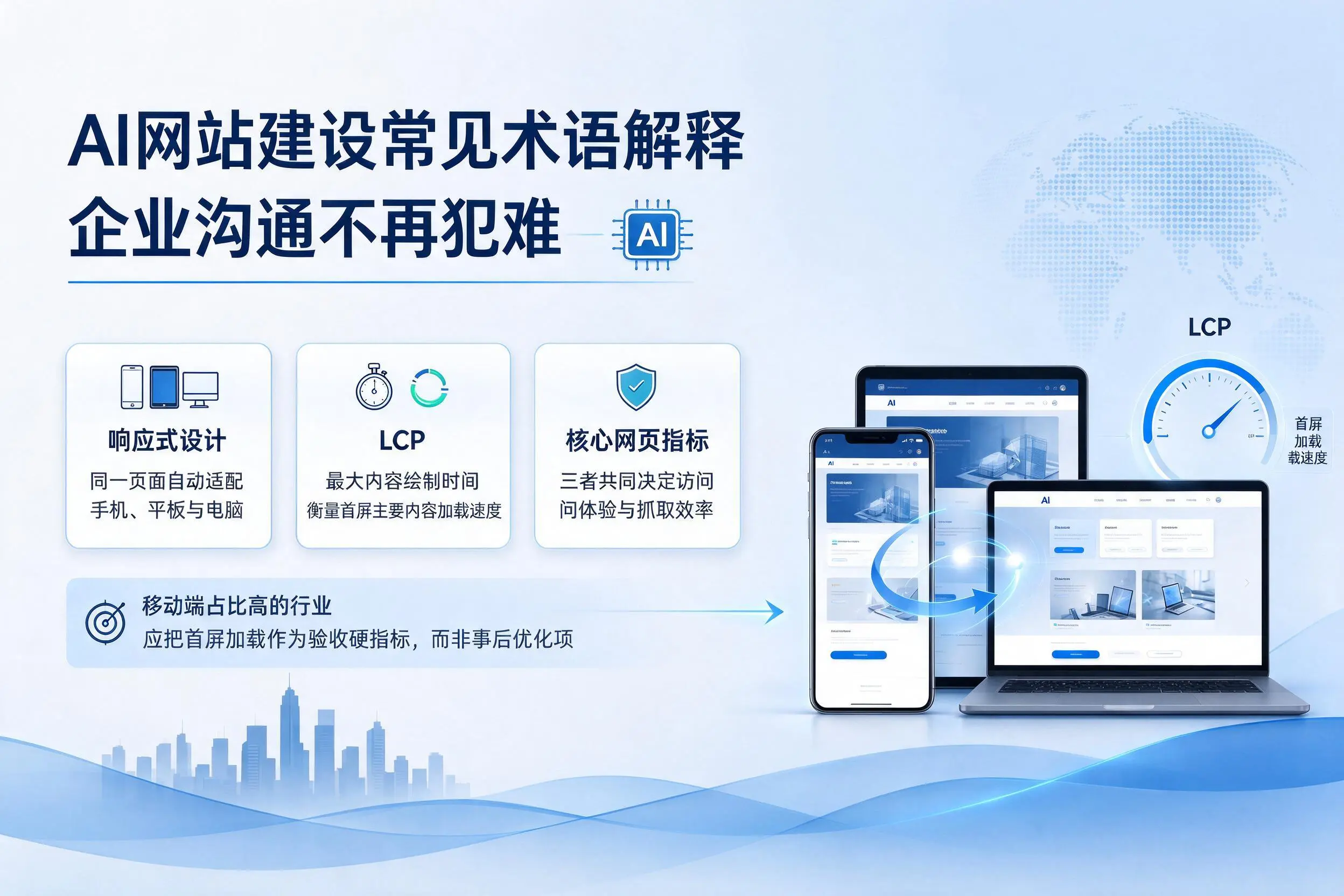 AI网站建设常见术语解释，青岛企业沟通不再犯难