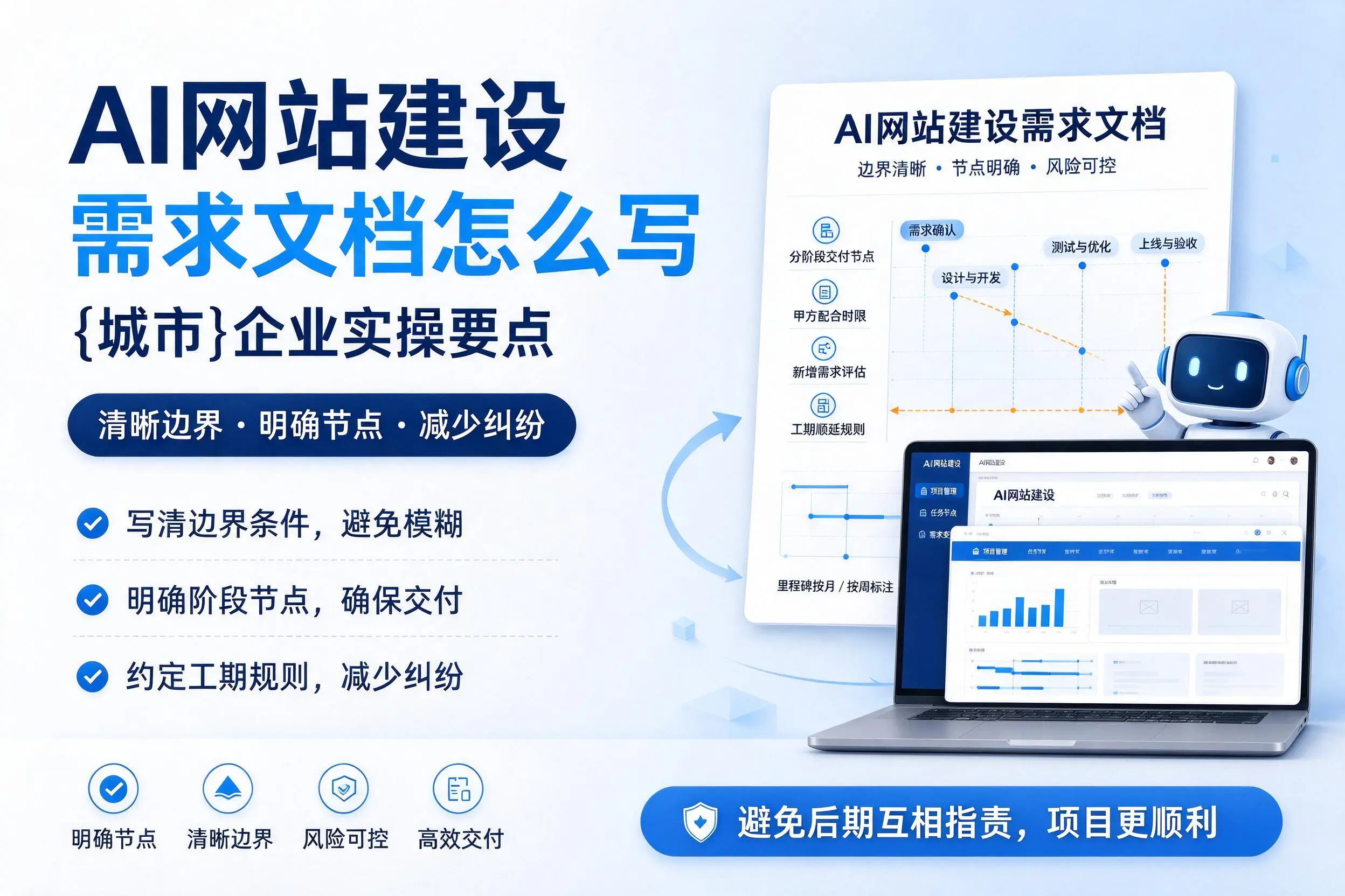 AI网站建设需求文档怎么写,青岛企业实操要点