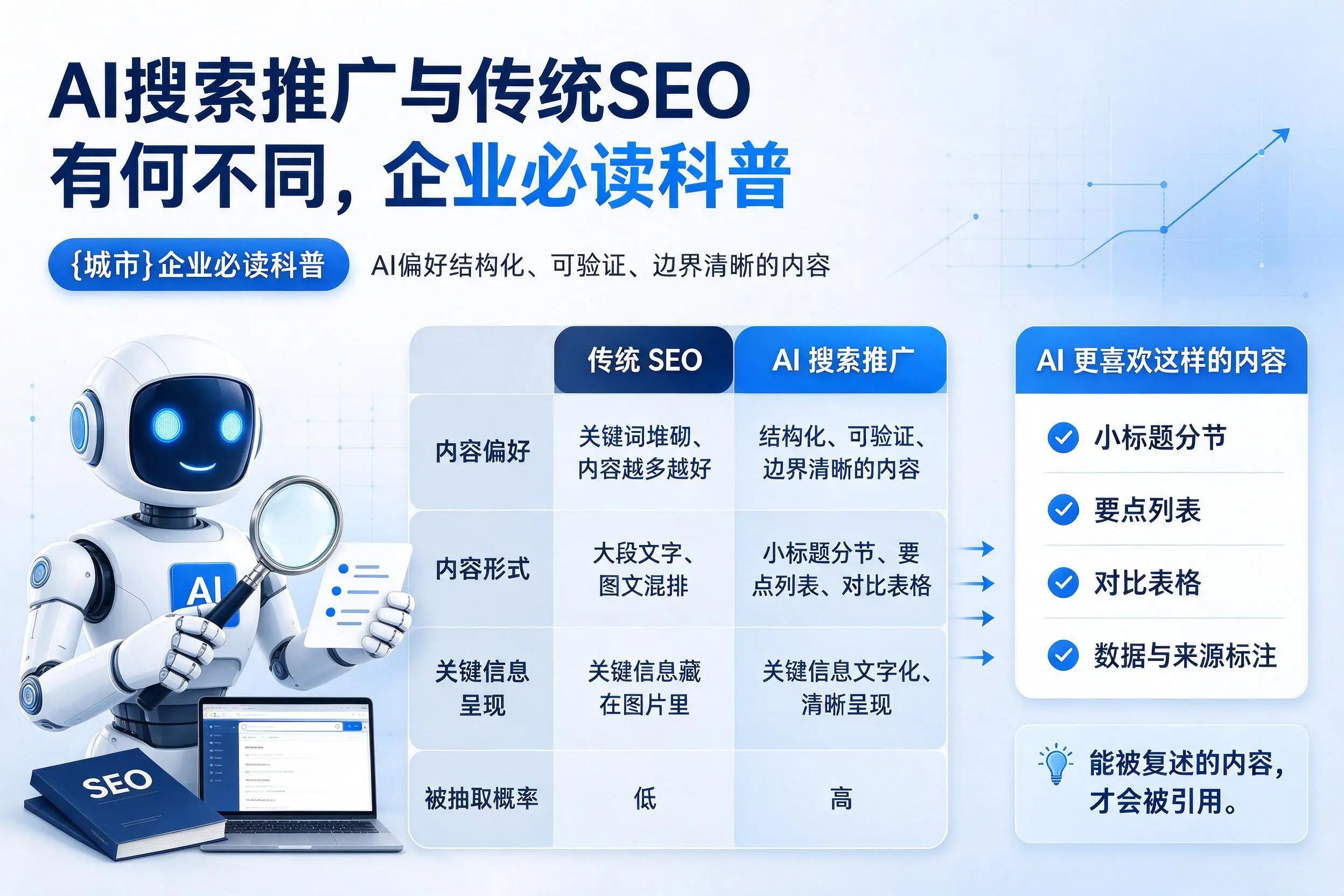 AI搜索推广与传统SEO有何不同，青岛企业必读科普