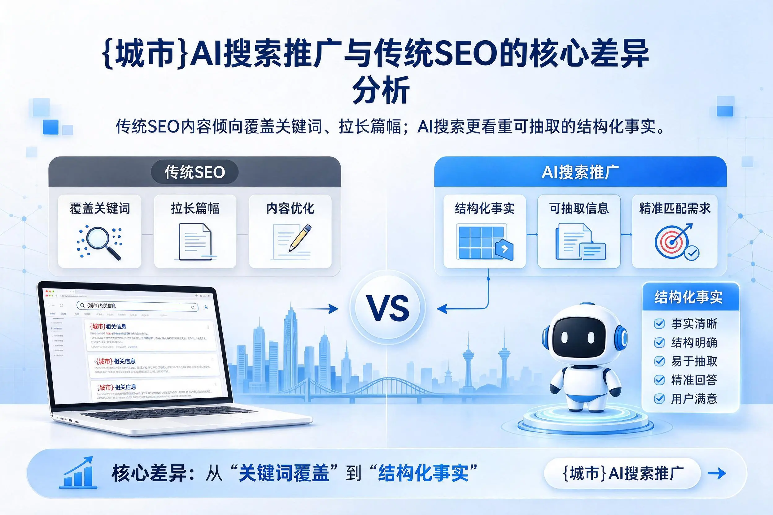 青岛AI搜索推广与传统SEO的核心差异分析